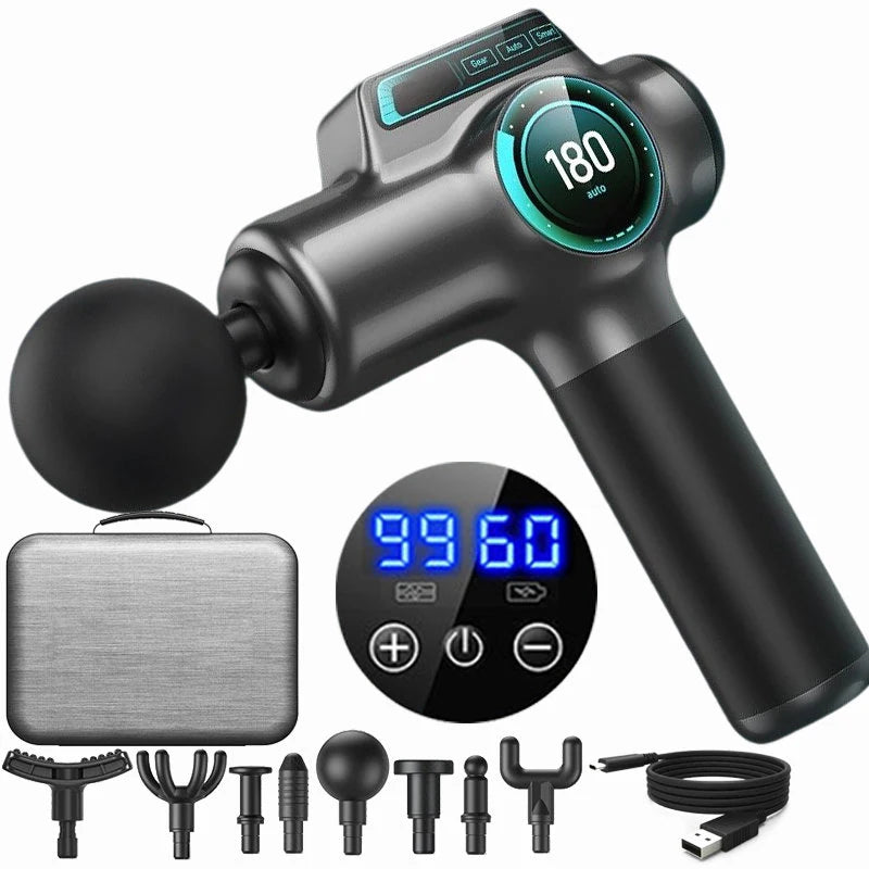 AJMO™ Professional Massage Gun – Deep Tissue & Neck Relief